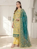 3PC Unstitched Printed Lawn Suit (S26L3PCYES847) - Image 4
