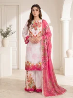 3PC Unstitched Printed Lawn Suit (S26L3PCYES847) - Image 3